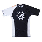 BJJ NoGI Shoyoroll 2019 Q4 Ranked Training Rash Guard SS White